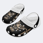 Golden Eagle Print - Fur Lined Slippers