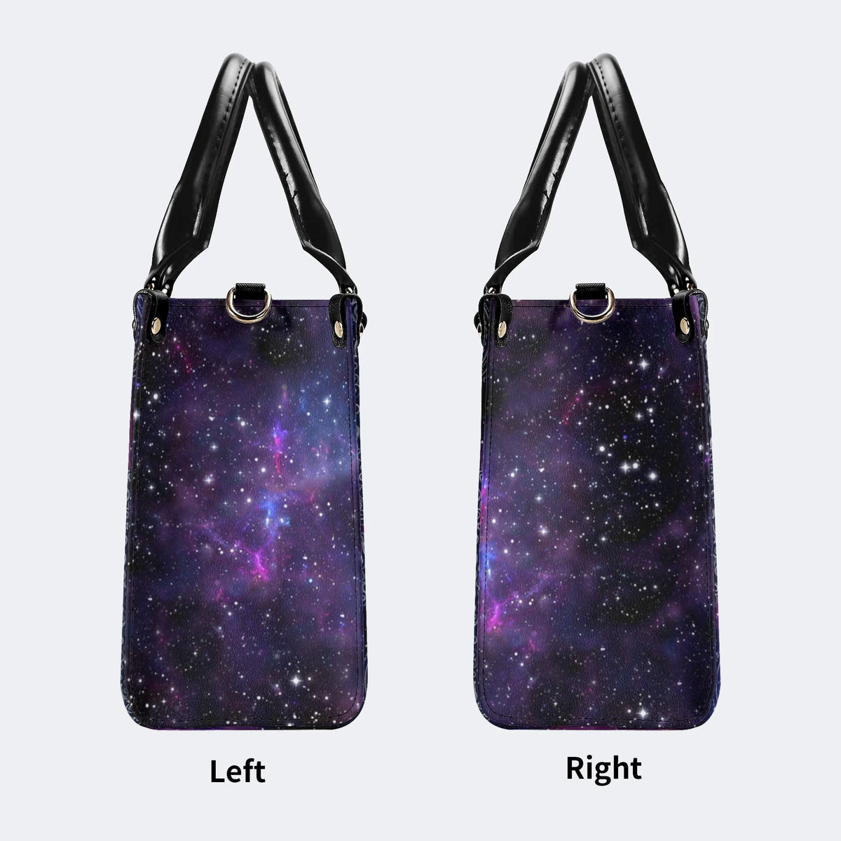 Aries starry sky - Leather Handbag