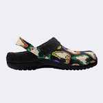 Spooky Color Ghost - Fur Lined Slippers/Sandals