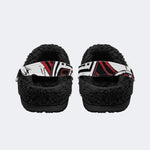 Vintage Tattoo Skull - Fur Lined Slippers/Sandals
