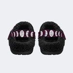 Classic Panther Print - Fur Lined Slippers/Sandals