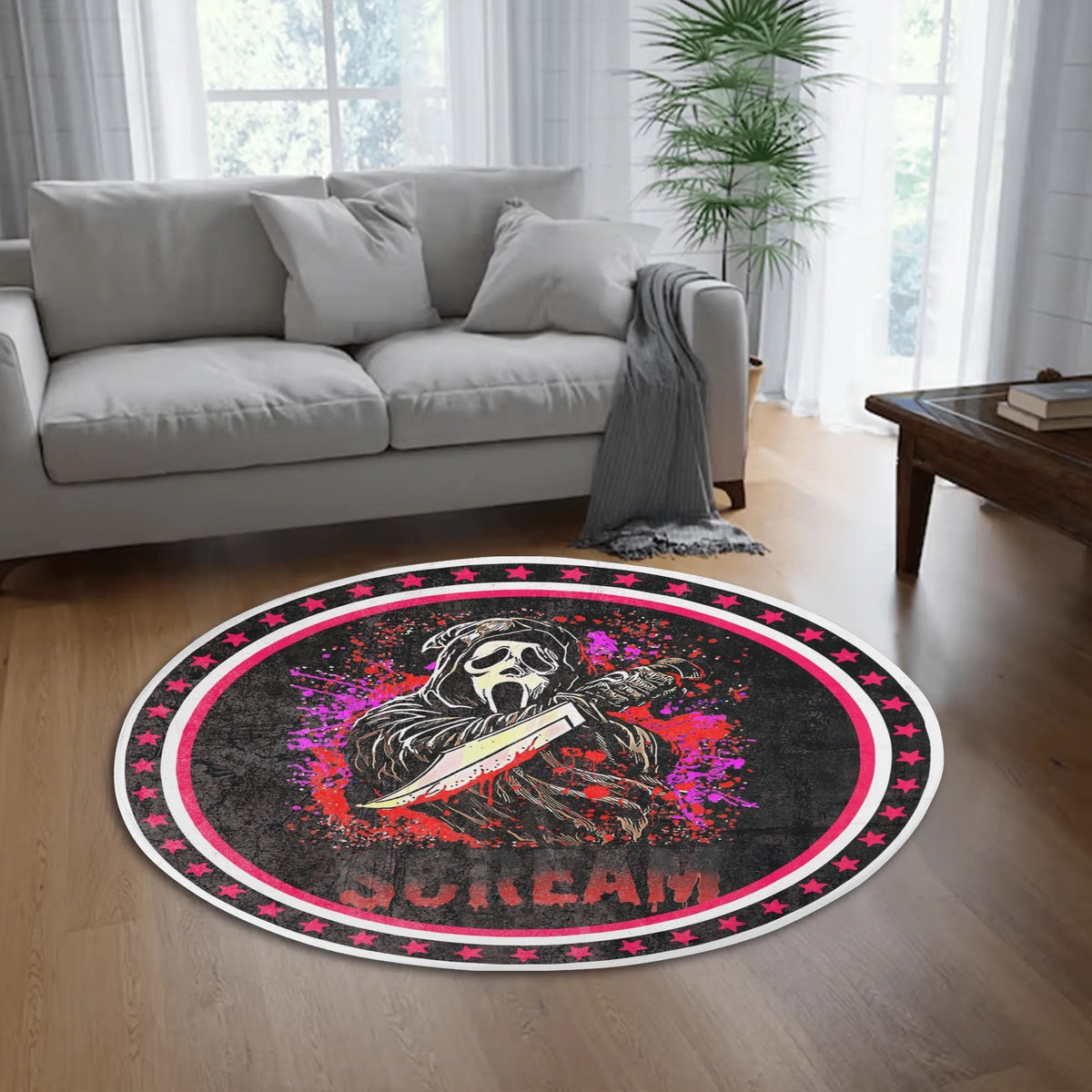 Horror Ghostface Print - Floor Mat