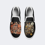 Unisex Hallwoeen Horror Print - Slip On Shoes