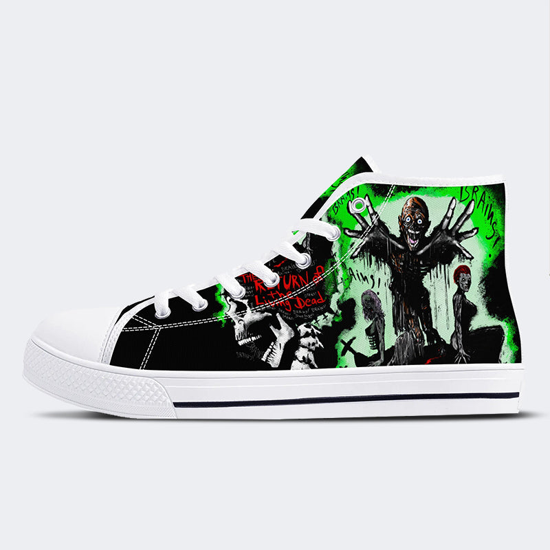 Unisex Horror Movie - High Top Canvas