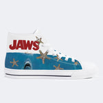 Quint's Shark Fishing Jaws Retro - High Top Canvas