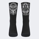 Surreal Death Moth&Skull - Crew Socks