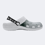 Unisex Retro Terror Advance Print - Fur Lined Slippers/Sandals