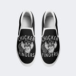 Chicken Middle Fingers Unisex - Slip On Shoes