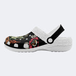 Rick Frog Print - Fur Lined Slippers/Sandals