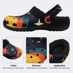 Rainbow Star Sky - Fur Lined Slippers/Sandals