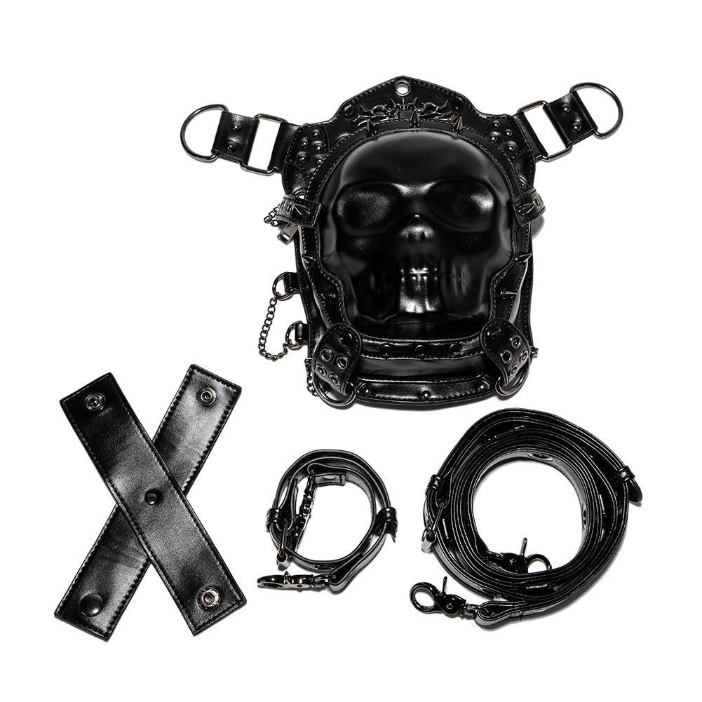 Punk Dark Skull Crossbody Bag