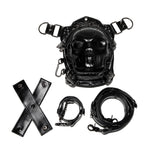 Punk Dark Skull Crossbody Bag