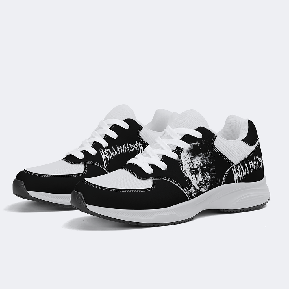 Unisex Black Metal Pinhead Print - Athletic Shoes