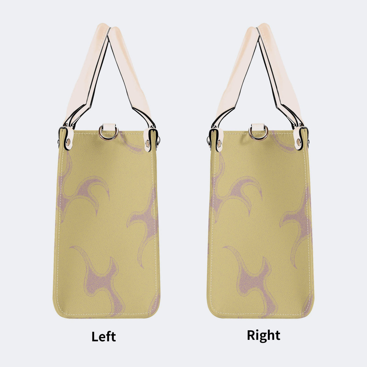 Horror Movies Print - Leather Handbag