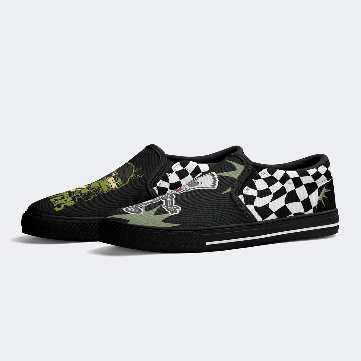 Unisex The Monster Skull - Slip On Shoes