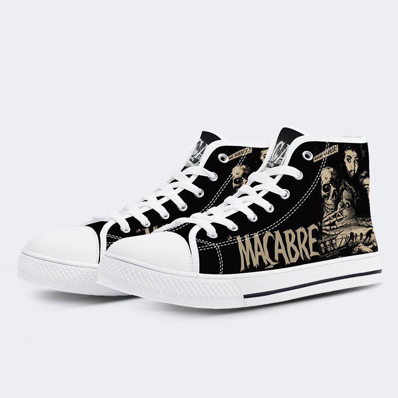 Unisex Makaberer Horrordruck - High Top Canvas