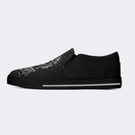 Horror-Totenkopf-Geist - Slip-On Schuhe 