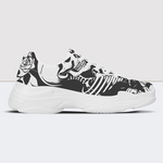 Klobige Sneakers mit Totenkopf-Print 