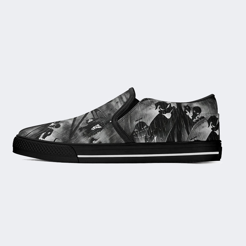 Halloween Nightmare Print - Slip On Shoes