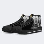 Horror Retro City Unisex - High Top aus Canvas