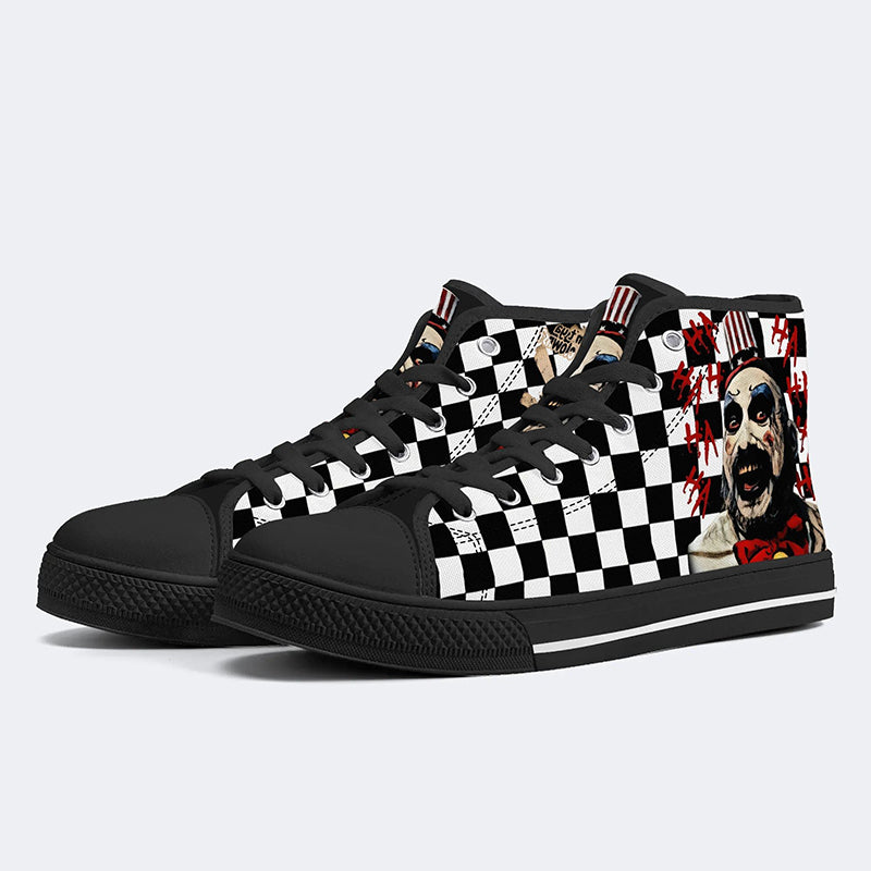 Horror Print - High Top Canvas