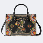 Frog On The Road - Leather Handbag