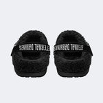 Dark Eternal Skull - Fur Lined Slippers/Sandals