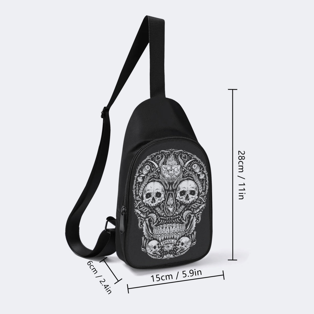 Skeleton Vintage Print - Chest Bag