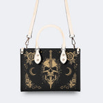 Skull Dagger Moon Rose Print Handbag Factory Direct Sales