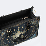 Black Cat Star Tarot Print Handbag Factory Direct Sales