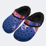Neon Ghost Spirit - Fur Lined Slippers/Sandals