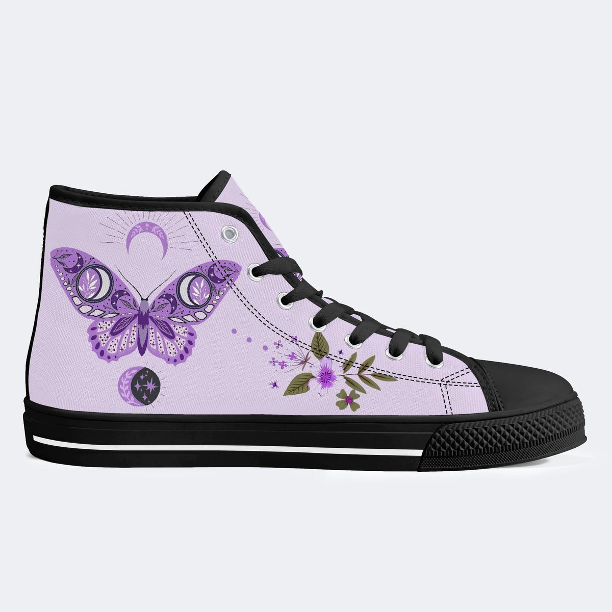 Classic Butterfly Print - High Top Canvas