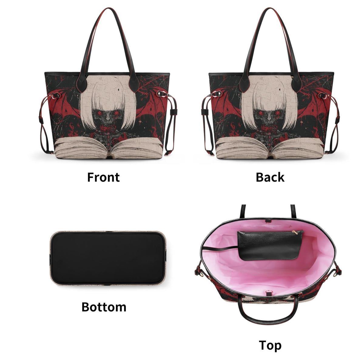 Gothic Demon Girl - Large capacity handbag