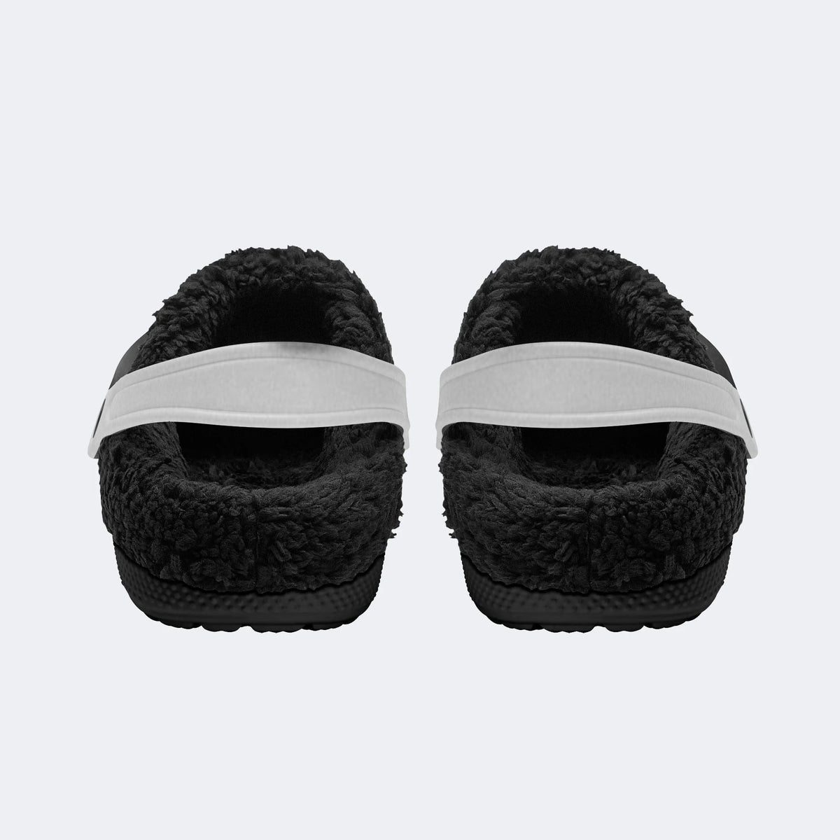 Greyscale Fluid - Fur Lined Slippers/Sandals