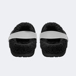Greyscale Fluid - Fur Lined Slippers/Sandals