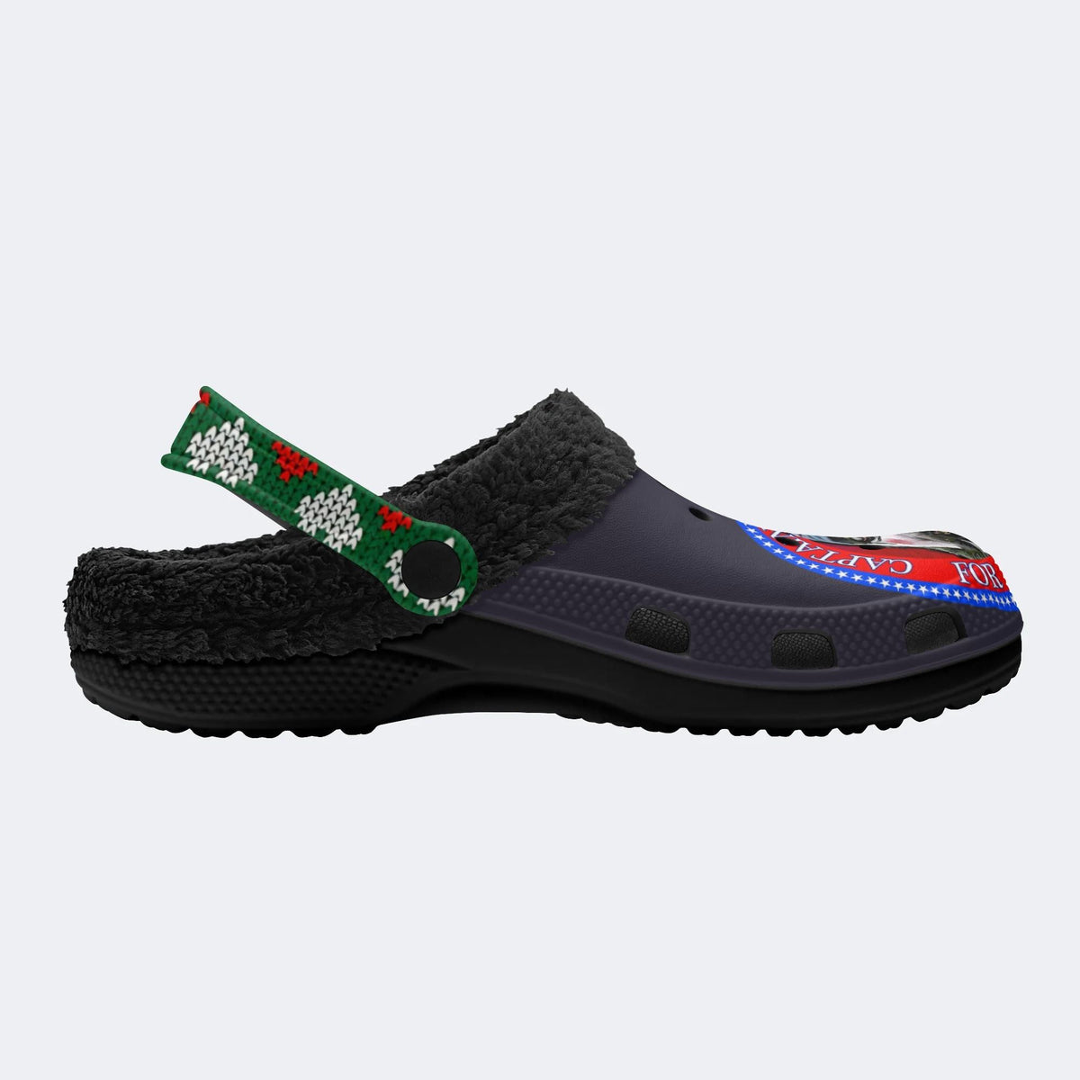 Unisex Horror Print - Fur Lined Slippers