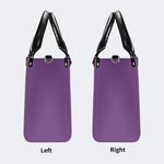 Inscribed Viper Print - Leather Handbag