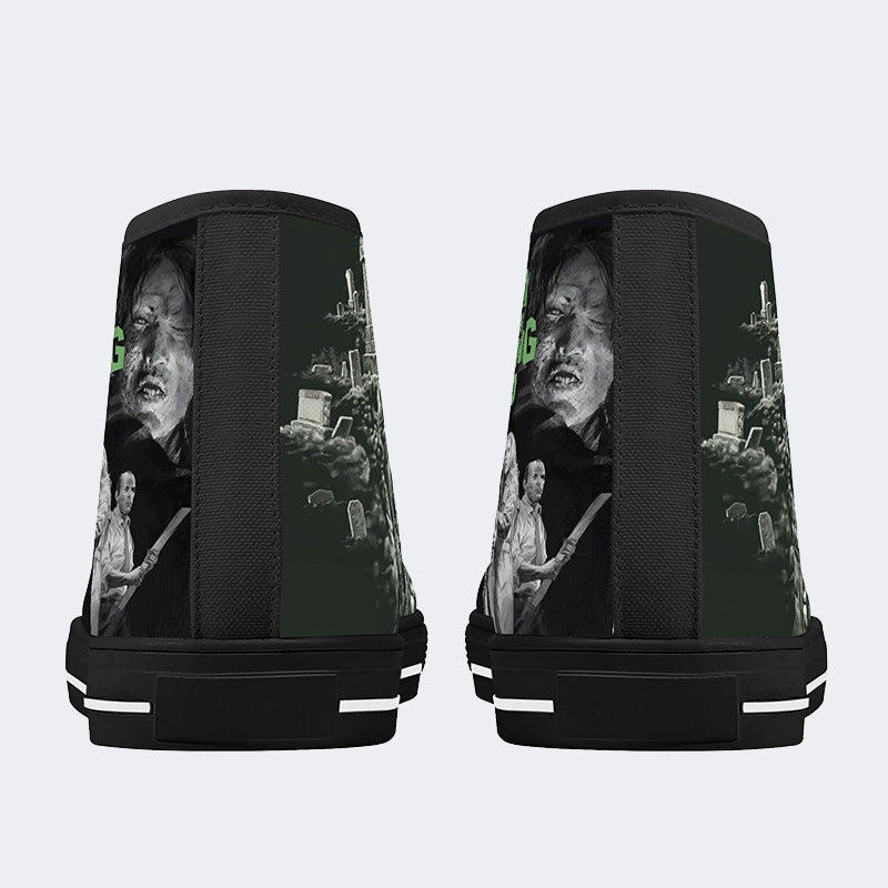 Unisex Horror-Druck - High Top Canvas