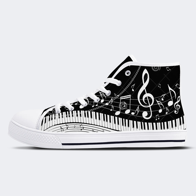 High Top Canvas Schuhe mit Musik