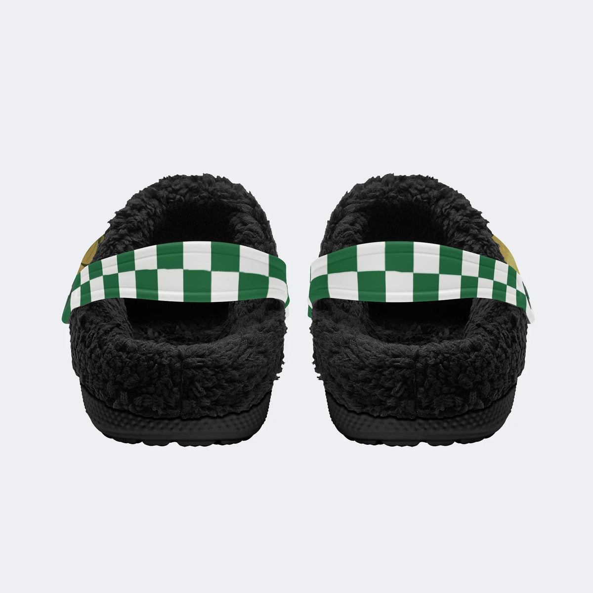 Unisex Frog Print - Fur Lined Slippers