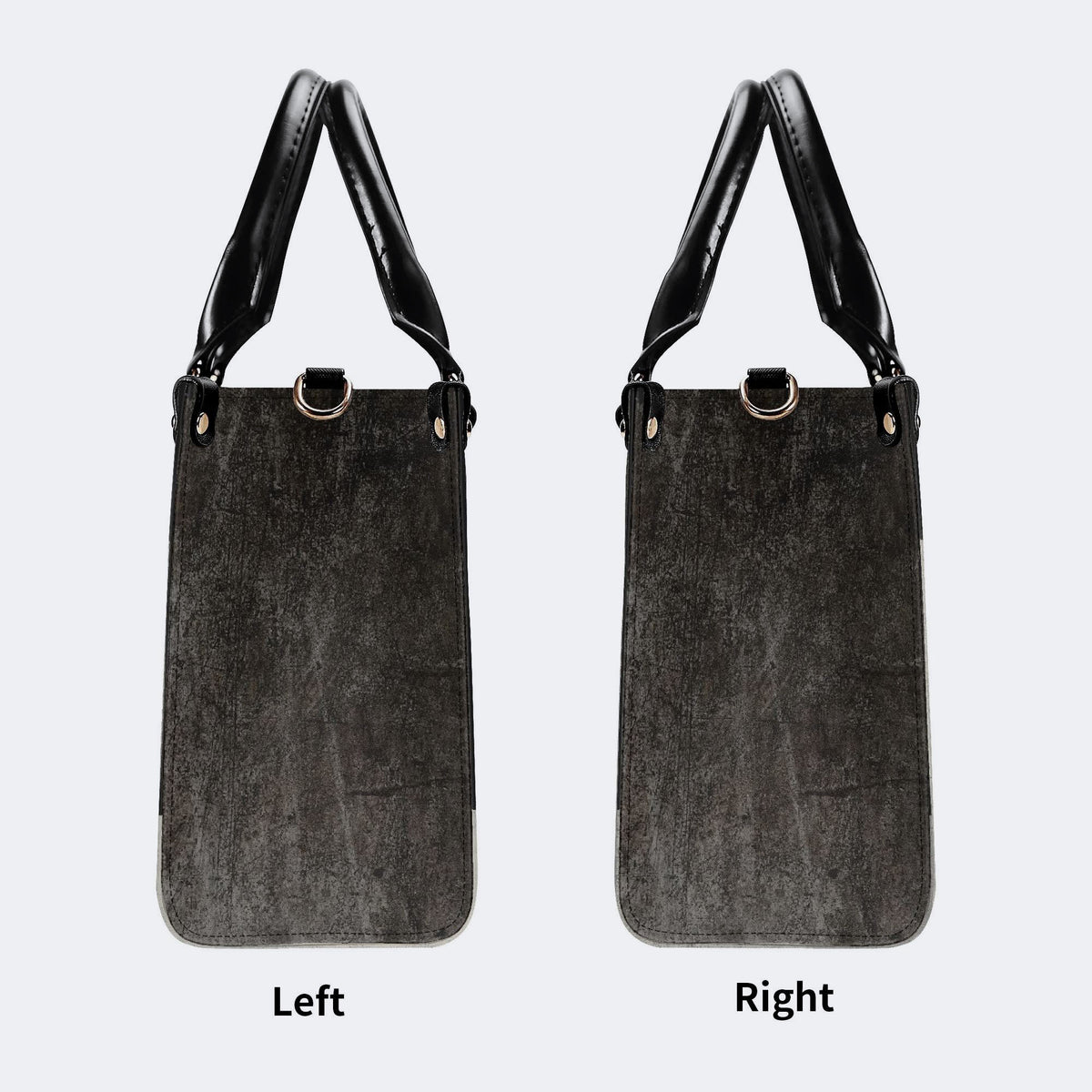 Vintage Death Moth Print - Leather Handbag