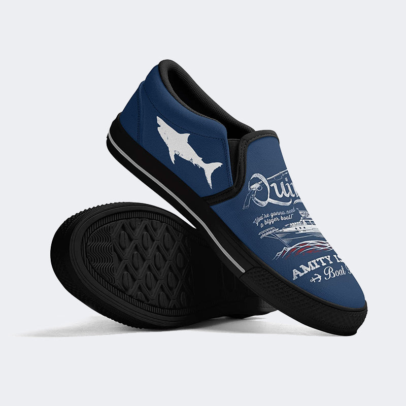 Quints Shark Fishing Unisex - Slip On Shoes