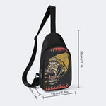 Fire Chimpanzees Print - Chest Bag