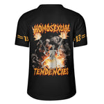 Flame Skull Metal Art - Men's All Over Printing Rugby Jersey