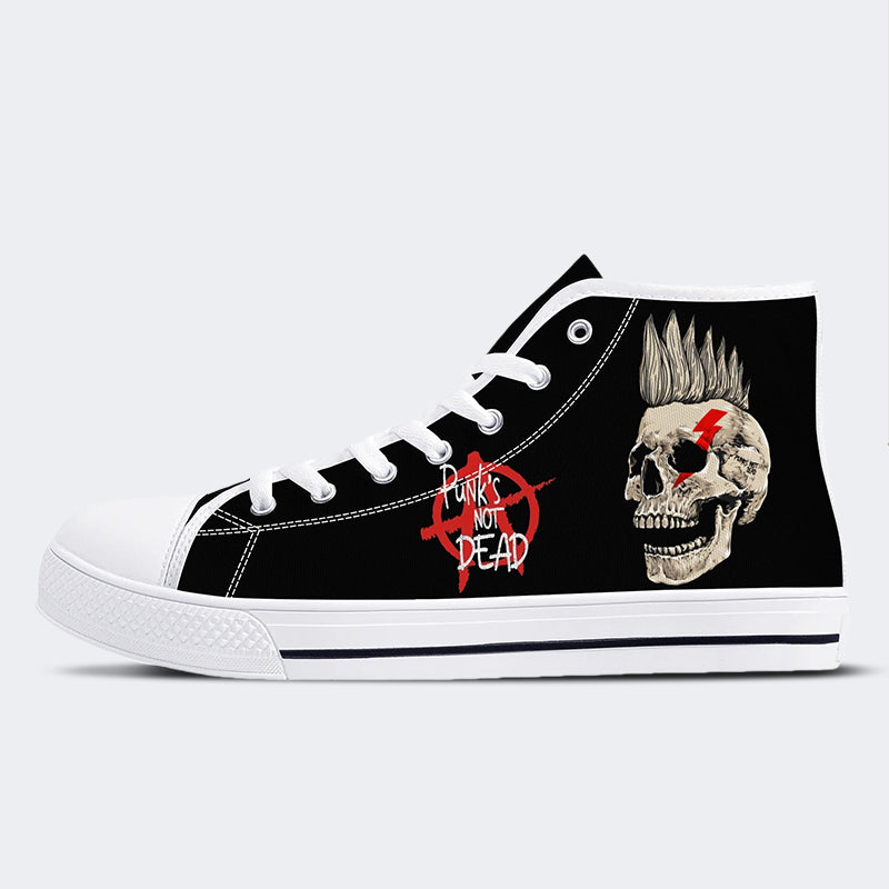 Unisex Totenkopf - High Top Canvas