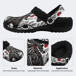 Tree Eye Skull - Fur Lined Slippers/Sandals