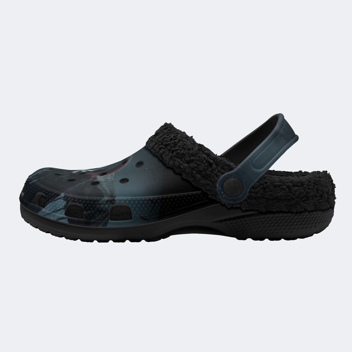 Scary Evil Clown - Fur Lined Slippers/Sandals