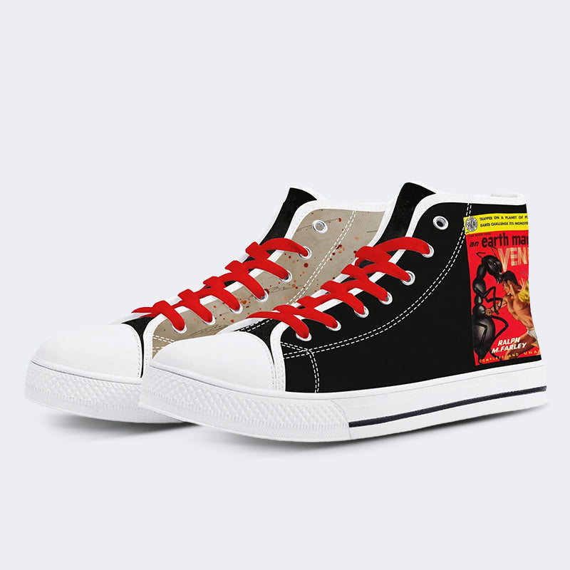 Unisex Horror-Druck - High Top Canvas