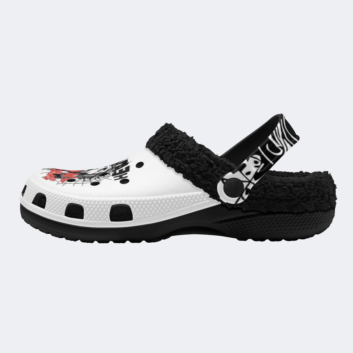Gothic Thorn Crown Art - Fur Lined Slippers/Sandals