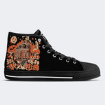 Unisex Halloween Horror Print - High Top Canvas